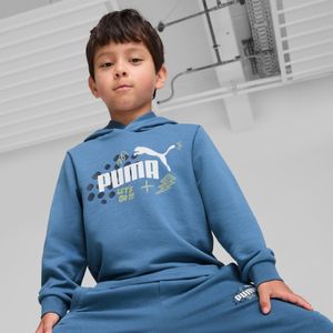 ESS+ PUMA hoodie, Blauw