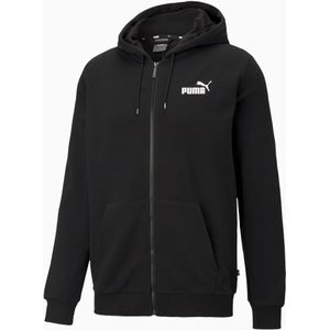 PUMA Essentials Small Logo hoodie met rits, Zwart