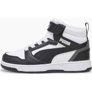 PUMA Rebound V6 Mid sneakers, Wit/Zwart/Grijs