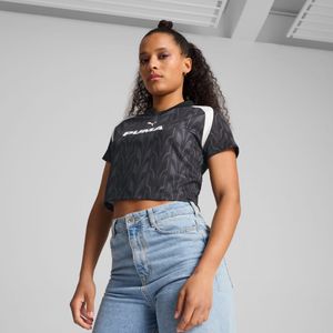 PUMA FOOTBALL JERSEY Baby T-shirt voor Dames, Zwart