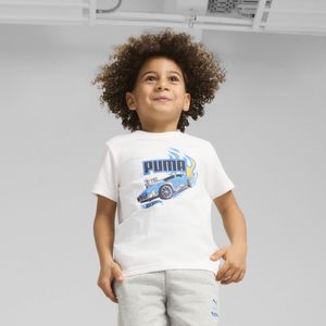 PUMA x HOT WHEELS? T-shirt met print voor Heren, Wit, Maat 6-7Y