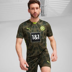 PUMA Borussia Dortmund 24/25 keepersshort met korte mouwen, Olive Drab-Myrtle