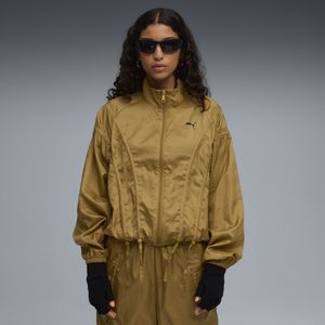 PUMA DARE TO oversized geweven jack voor Dames, Maat XXS