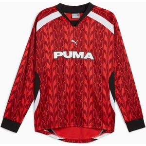 PUMA Voetbalshirt met lange mouw unisex, Rood