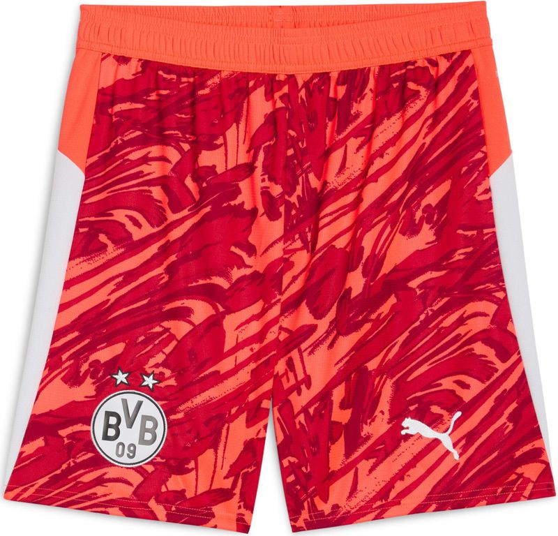 PUMA - Borussia Dortmund 25/26 - Keepersshort - Rood/Zilver