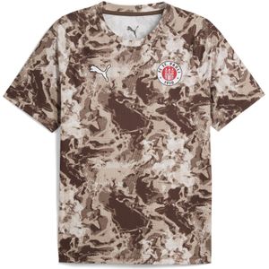 PUMA - FC St. Pauli - Prematch-shirt - Wit/Bruin - Heren