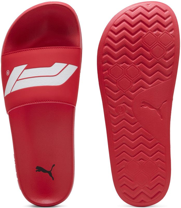 PUMA - Leadcat 2.0 - Badslippers - Rood/Wit