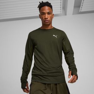 PUMA RUN FAVOURITE hardloop-T-shirt met lange mouwen, Dark Olive