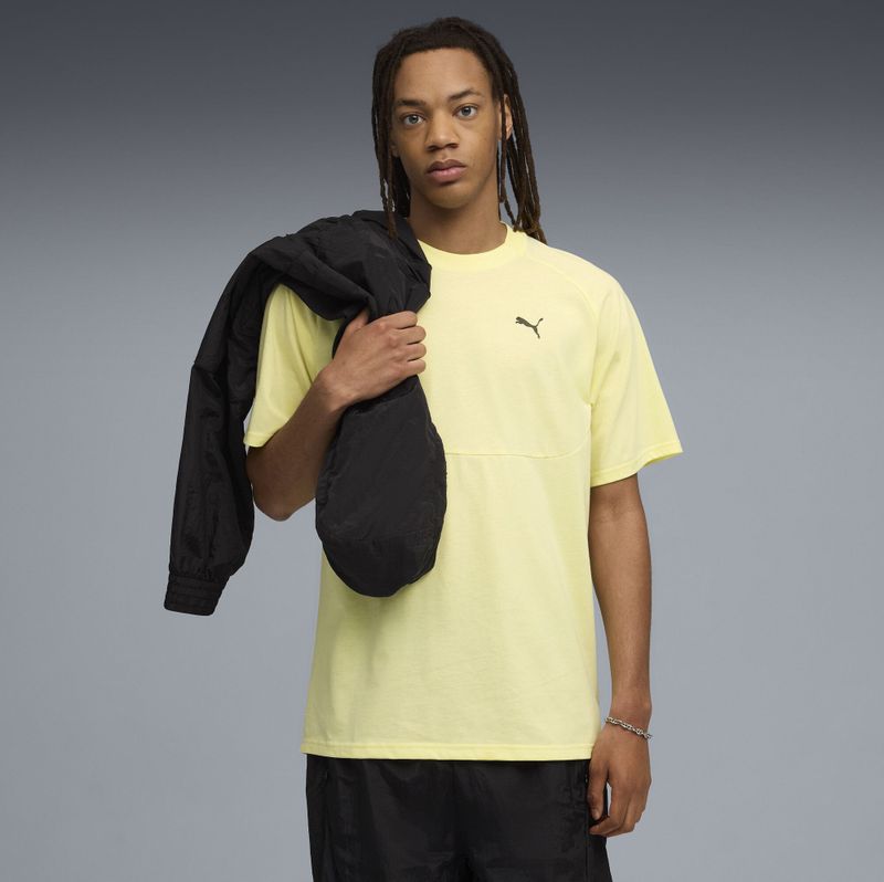 PUMATECH - Graphic Relaxed T-shirt - Goud - Heren