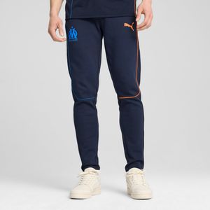 PUMA Olympique de Marseille Casuals broek, Blauw/Oranje