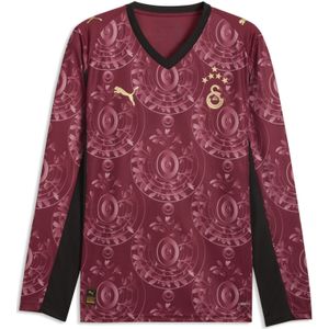 PUMA Galatasaray SK derde shirt met lange mouwen voor Heren, Rood/Goud, Maat S
