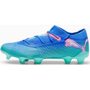 PUMA FUTURE 7 ULTIMATE Low FG/AG voetbalschoenen, Blauw/Wit