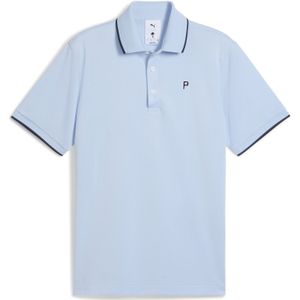 PUMA x PALM TREE CREW golfpolo met randen voor Heren, Maat M