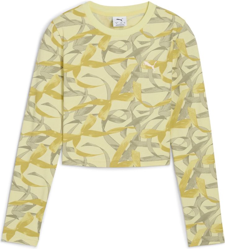 PUMA - Bowtique - T-shirt - Goud - Lange Mouwen