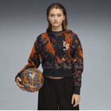 PUMA - LAFRANCÉ - Korte Hoodie - Oranje