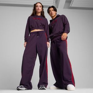 PUMA PLAY LOUD T7 uniseks trainingsbroek, Midnight Plum