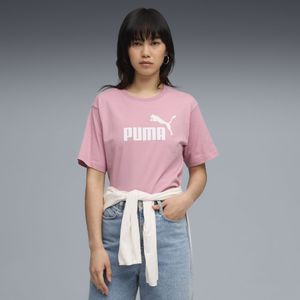 PUMA - Essentials No. 1 Logo - T-shirt - Roze - Relaxte Pasvorm