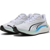 PUMA - Electrify NITRO™ 4 - Hardloopschoenen - Blauw/Wit - Gerecycled Materiaal