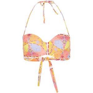 O'Neill Havaa Mould Wire Bandeau Bikini Oberteil  - Gelb - Damen - Größe: 42C