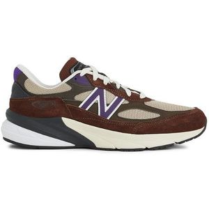 New Balance Unisex Made in USA 990v6 in Purper, Suede/Mesh, Maat 38.5