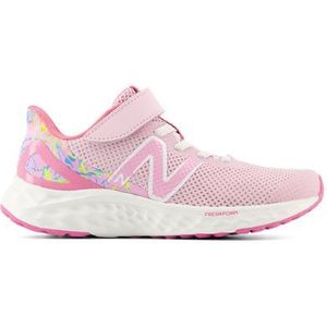 New Balance Kinderen Fresh Foam Arishi v4 Bungee Lace with Top Strap in Roze, Mesh, Maat 33