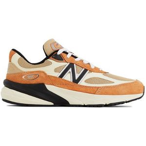 New Balance Unisex Made in USA 990v6 in Oranje, Leather, Maat 45