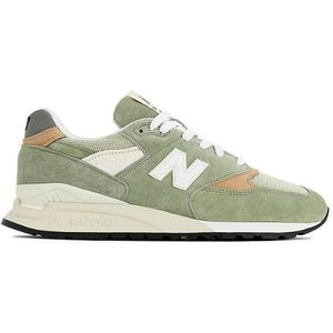 New Balance Unisex Made in USA 998 in Groente, Leather, Maat 45