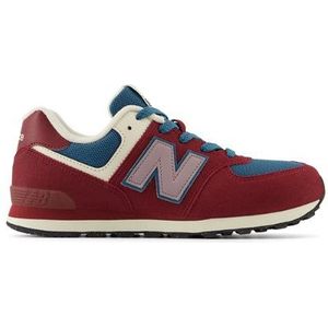 New Balance Kinderen 574 in Blauw, Leather, Maat 36