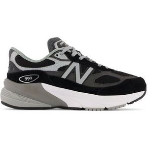 New Balance Kinderen 990v6 in Zwart, Suede/Mesh, Maat 37