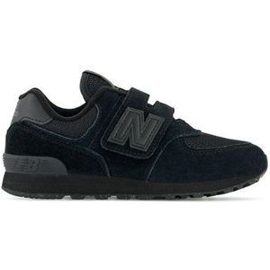 New Balance Kinderen 574 Core Hook & Loop in Zwart, Leather, Maat 32