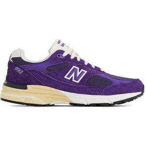 New Balance Heren Made in USA 993 in Purper, Suede/Mesh, Maat 43