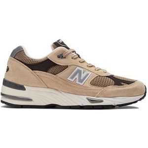 New Balance Heren Made in UK 991v1 Finale in Grijs, Suede/Mesh, Maat 45.5