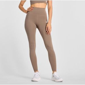 New Balance Dames NB Harmony High Rise Legging 27"" in Bruin, Poly Knit, Maat M