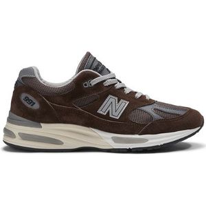 New Balance Unisex Made in UK 991v2 in Grijs, Suede/Mesh, Maat 39.5