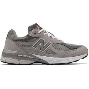 New Balance Heren MADE in USA 990v3 Core in Grijs, Leather, Maat 43