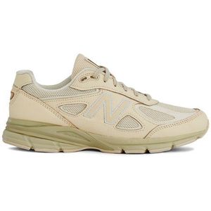 New Balance Unisex Made in USA 990v4 in Beige, Suede/Mesh, Maat 38