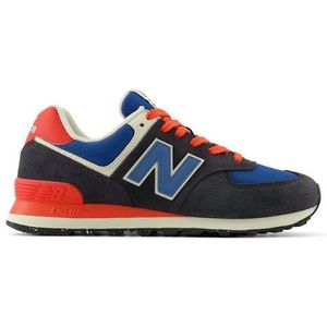 New Balance Unisex 574 in Zwart, Suede/Mesh, Maat 40