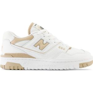 New Balance Dames 550 in Wit, Leather, Maat 41