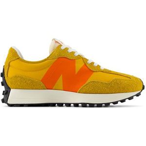 New Balance Unisex 327 in Geel, Suede/Mesh, Maat 42