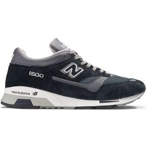 New Balance Unisex Made in UK 1500 in Grijs, Suede/Mesh, Maat 47.5