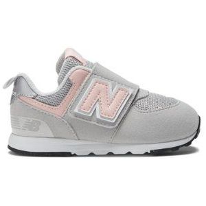 New Balance Kinderen 574 NEW-B Hook & Loop in Grijs, Synthetic, Maat 18.5