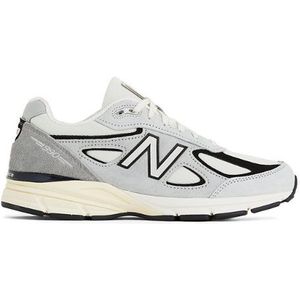 New Balance Unisex Made in USA 990v4 in Zwart, Leather, Maat 47.5