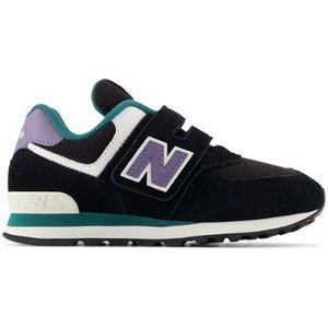 New Balance Kinderen 574 Hook & Loop in Groente, Leather, Maat 30