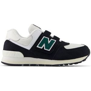 New Balance Kinderen 574 HOOK & LOOP in Groente, Leather, Maat 34.5