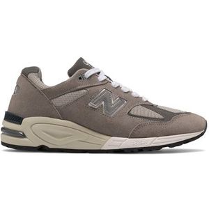 New Balance Heren MADE in USA 990v2 Core in Grijs, Leather, Maat 46.5