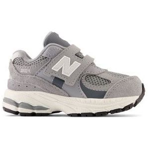 New Balance Kinderen 2002 Hook & Loop in Grijs, Leather, Maat 24