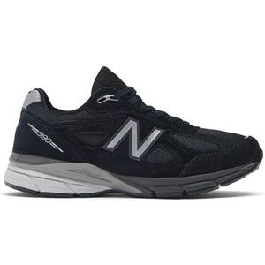 New Balance Unisex Made in USA 990v4 in Zwart, Leather, Maat 39.5