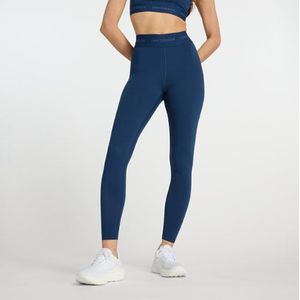 New Balance Dames NB Sleek High Rise Sport Legging 25"" in Blauw, Poly Knit, Maat L