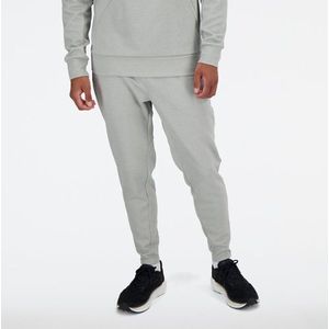 New Balance Heren Tech Knit Pant in Grijs, Poly Knit, Maat M