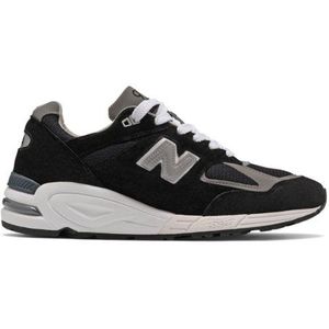 New Balance Heren MADE in USA 990v2 Core in Zwart, Leather, Maat 44.5